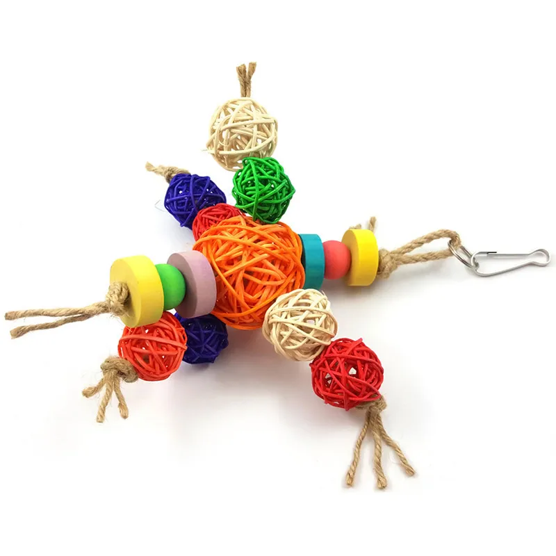 Ротанговая веревка с шариками сформированная игрушка робот жевательные игрушки