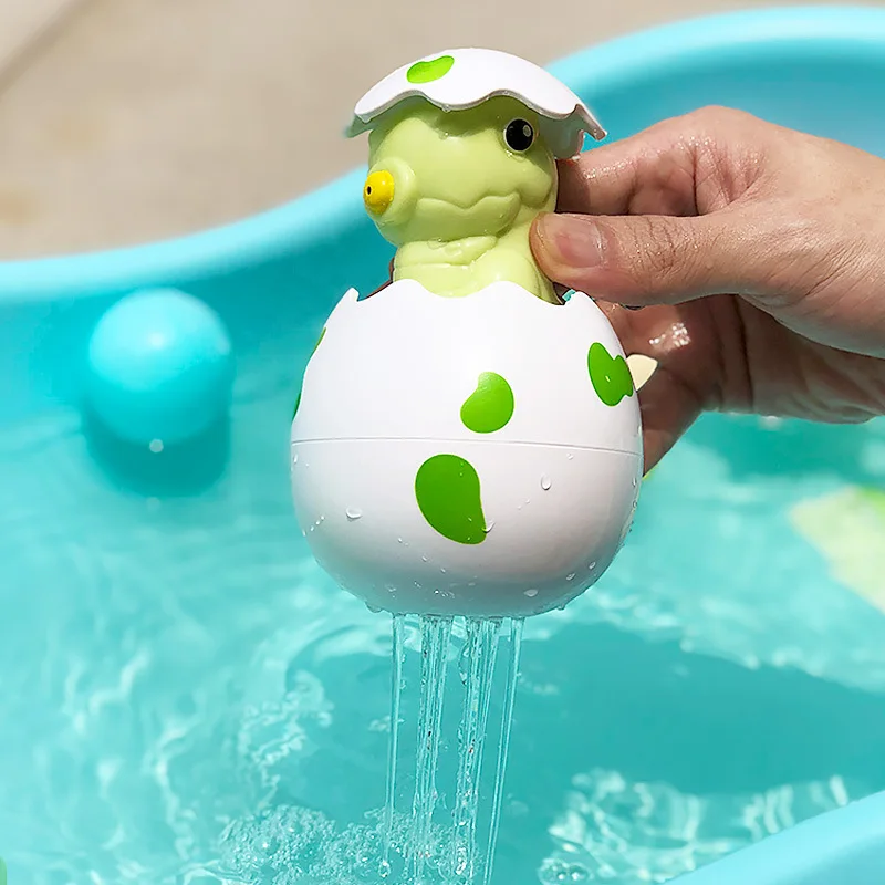 Детские игрушки для ванной с пингвином дождем яйцом Spay Water Little Duck Shower Детская