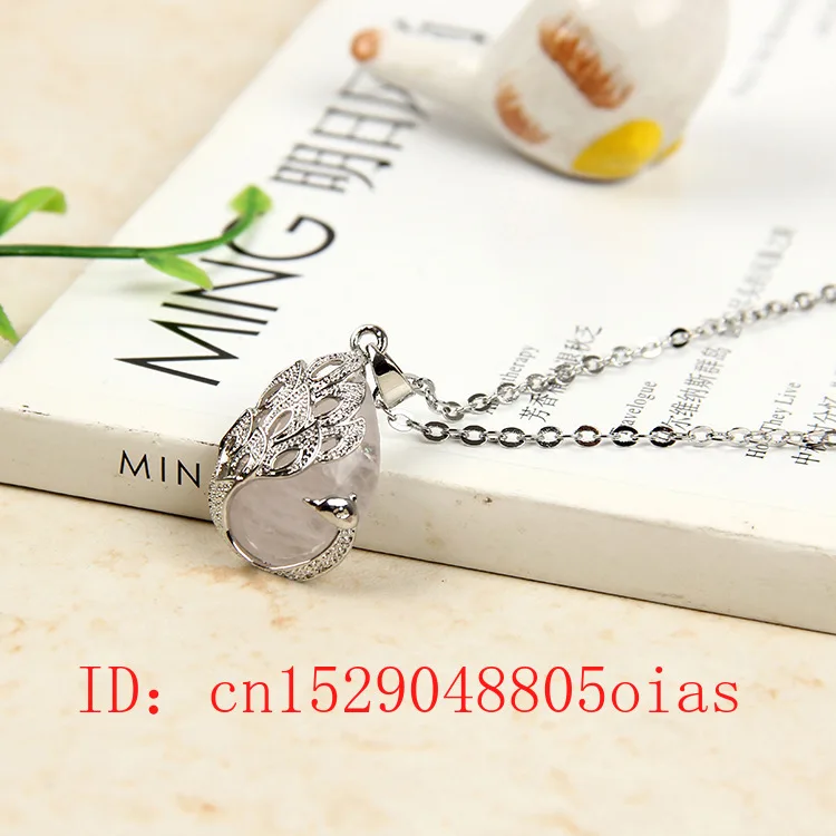 Подвеска в виде капли воды из натурального разноцветного кристалла