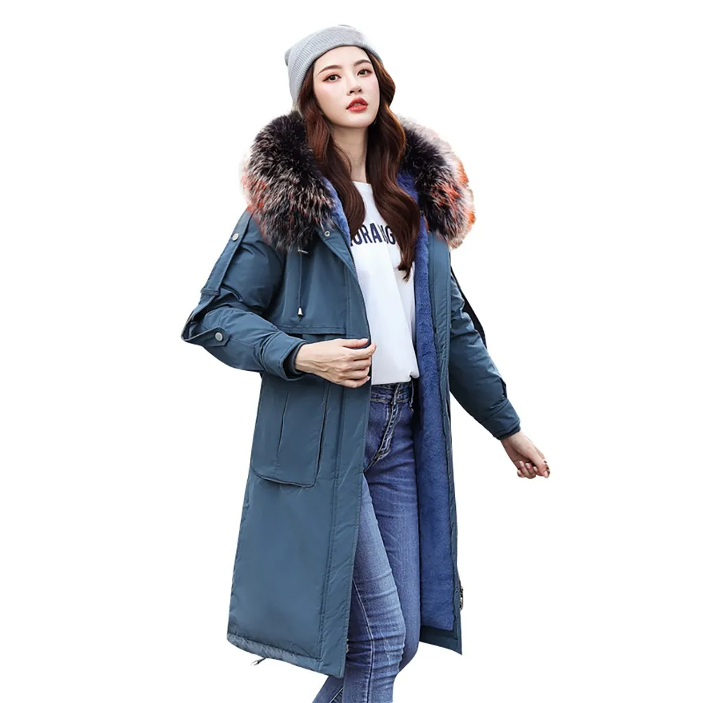 Модная верхняя одежда куртки с капюшоном и длинными рукавами хлопковой