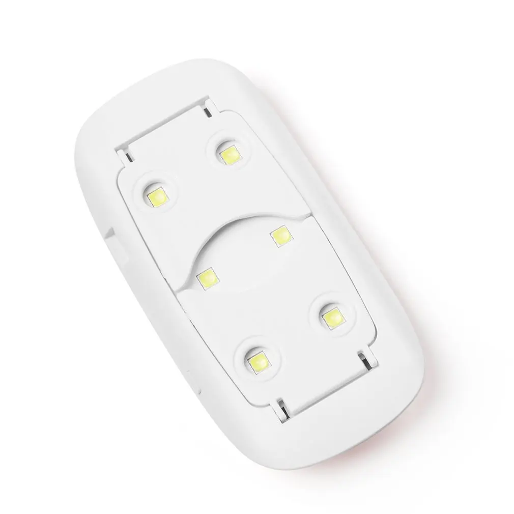 Мини светодиодная фототерапия для мыши Usb Сушилка ногтей УФ лампа выпечки