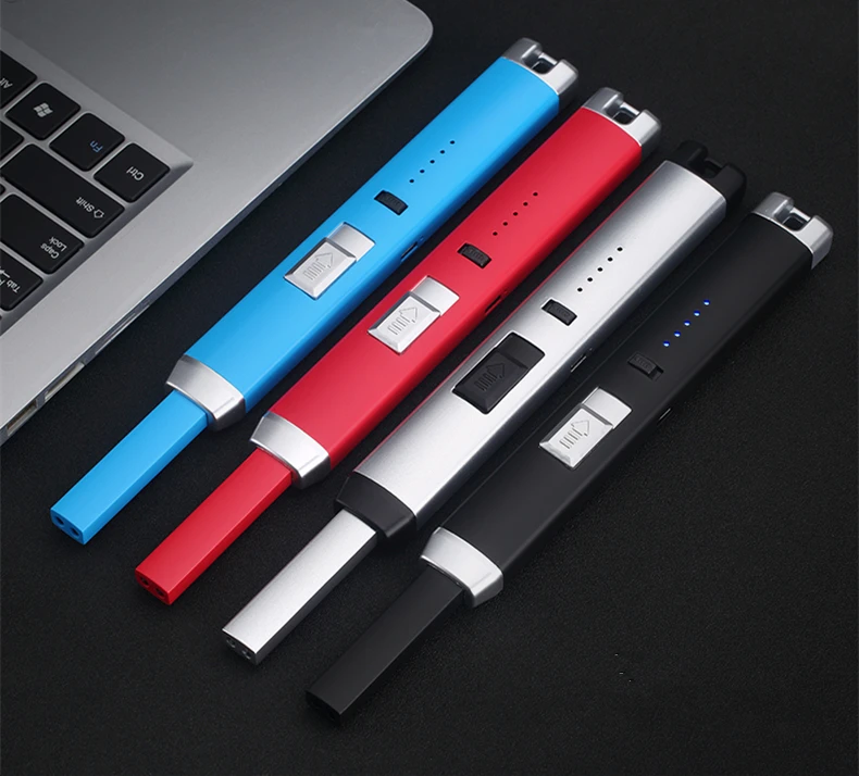 Arc плазменный Электронный USB перезарядка Кухня барбекю мощность дисплей электрическая зажигалка с замком безопасности