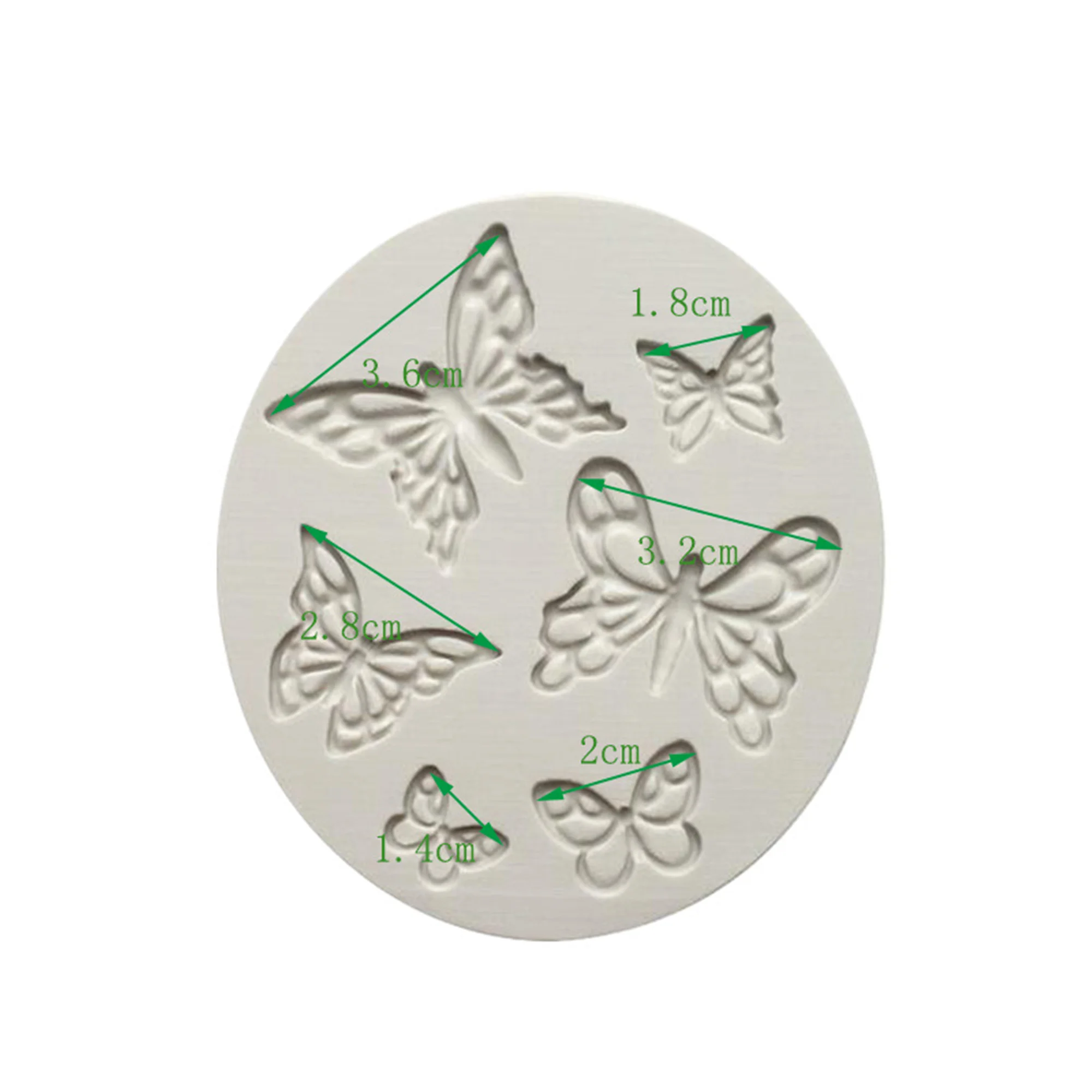 1 шт. кружевная форма в виде бабочки для торта помадки силиконовая из смолы