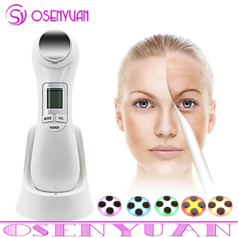 

6 In 1 Radio Frequency Facial Massager Mesotherapy Electroporation Lifting Beauty Device Skin Rejuvenation Remover Wrinkle Tools