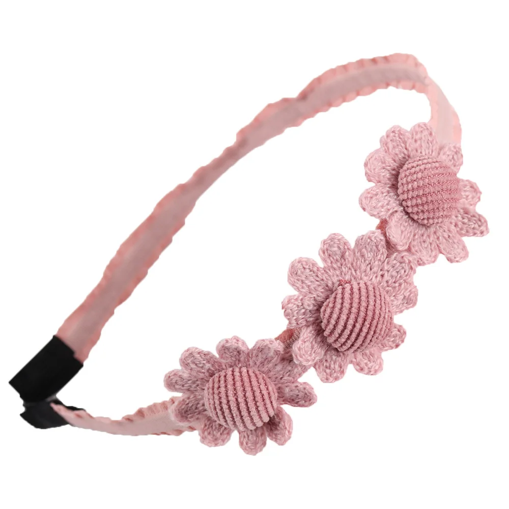 Милый обруч для волос с помпоном в Корейском стиле принцессы полоску бантом