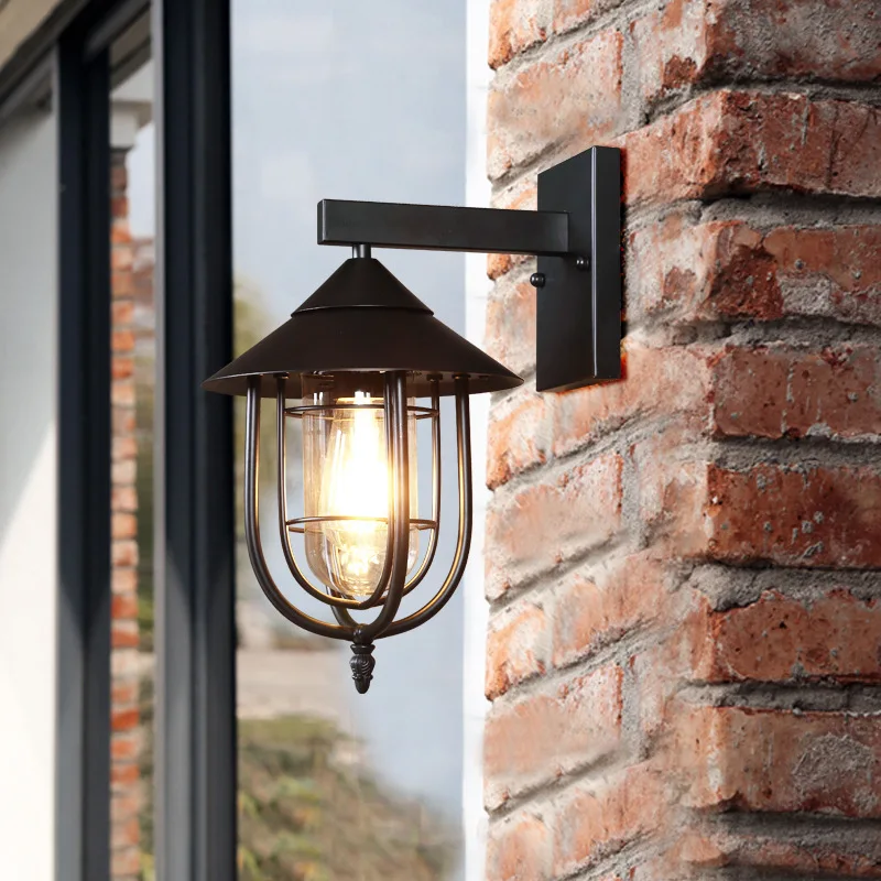 

Настенная лампа, водонепроницаемый внешний настенный светильник для балкона, террасы, бара, кафе, кафе