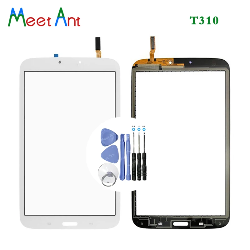 

8.0" For Samsung Galaxy Tab 3 8.0 SM-T310 T310 and SM-T311 T311 Touch Screen Digitizer Sensor Front Outer Glass Lens Panel