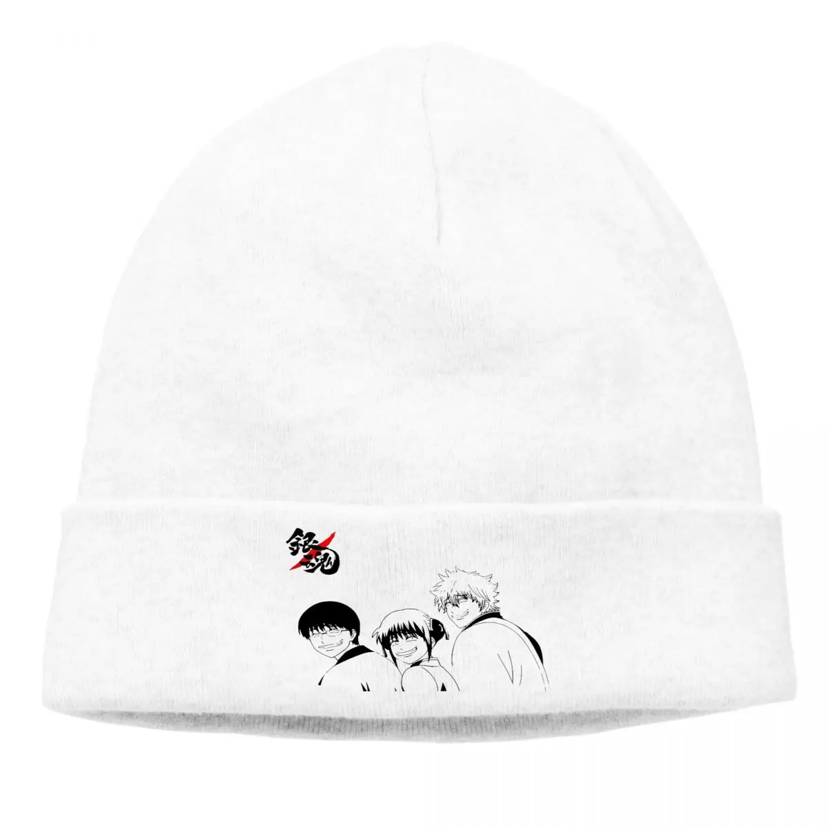 

Bonnet Gintama Cycling Knit Hat Smiles Winter Warm Hip Hop Skullies Beanies Caps
