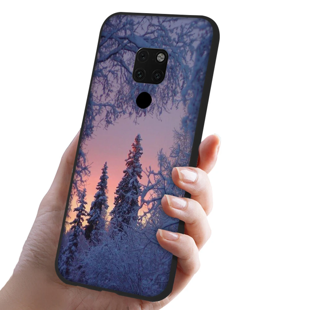 Lavaza Landscape Winter Light Snow TPU Soft Case for Huawei Honor view 20 9x Pro P smart Z Plus P20Lite Mate 30 Lite | Мобильные