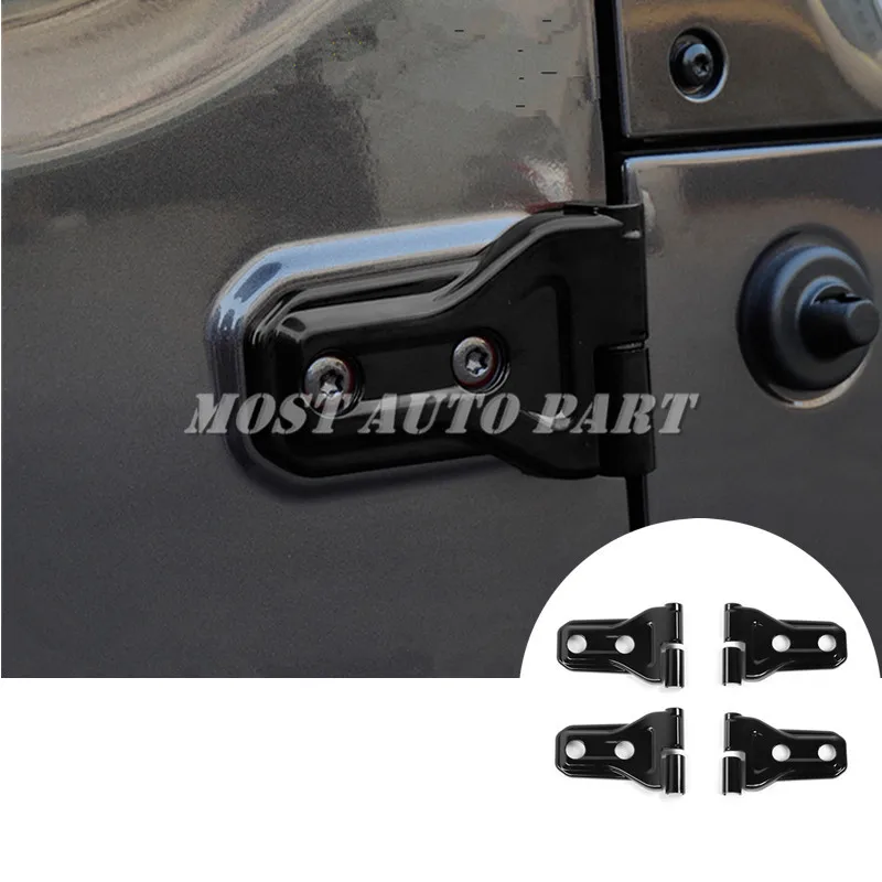 АБС пластик хром Петля двери автомобиля Накладка для Jeep Wrangler JL 2 2018 2021