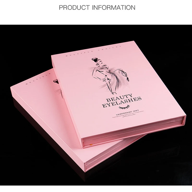 Книга для хранения и наращивания ресниц контейнер макияжа каталог образцов