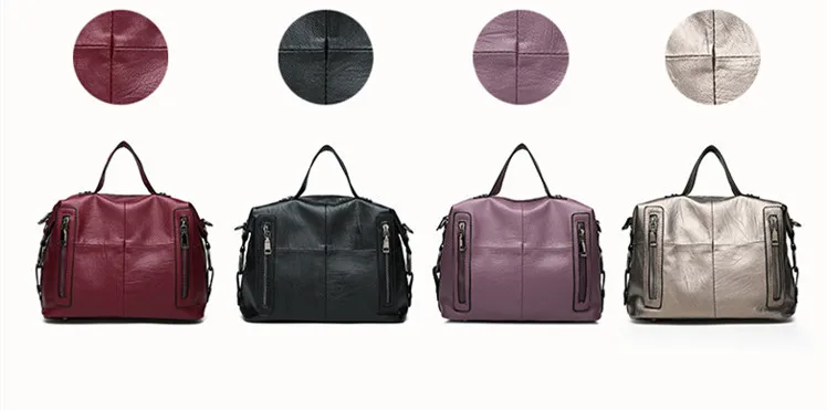 IMYOK, новые модные роскошные сумки, женская сумка на плечо, большая сумка-тоут, Boston, мягкая натуральная кожа, женская сумка через плечо для дам