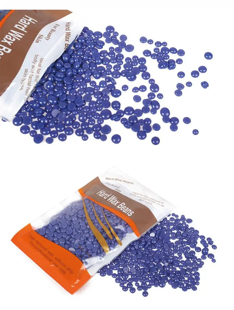 Lavender 100g/Pack Wax Beans Depilatory Hot Film Wax Pellet Removing Bikini Face Hair Legs Arm Hair Removal Bean Unisex TS02 images - 6