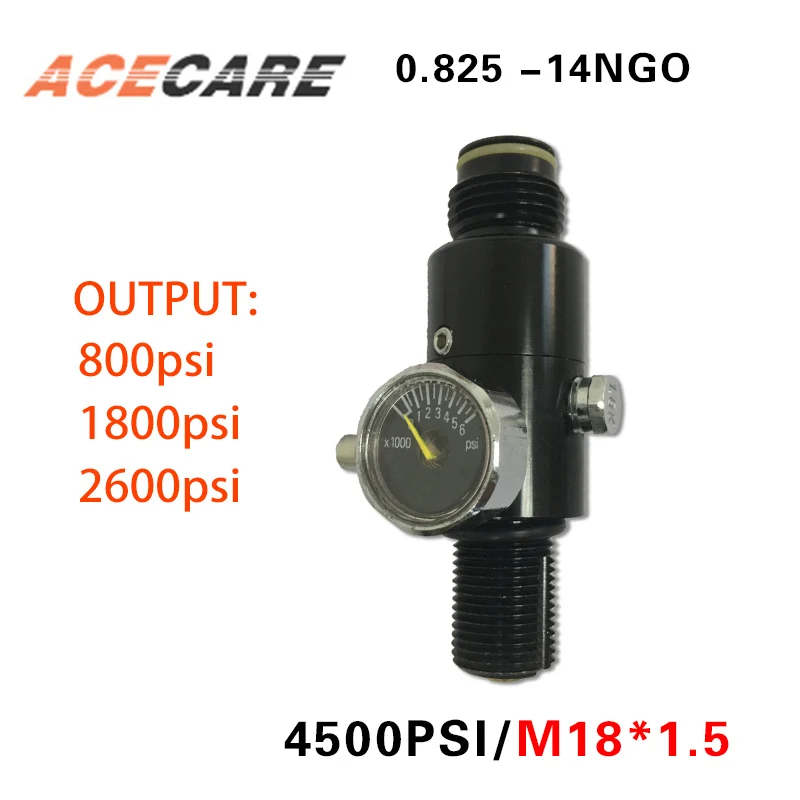 Ac961 Acecare Пейнтбольный Pcp Hpa 4500Psi регулятор сжатого воздуха давления на выходе