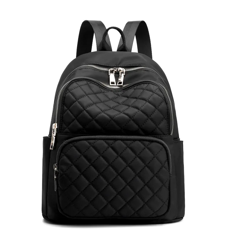 

Girls College School Bag Casual Simple Women Backpack Diamond Lattice Book Packbags For Teenagers Travel Shoulder Bag Rucksack