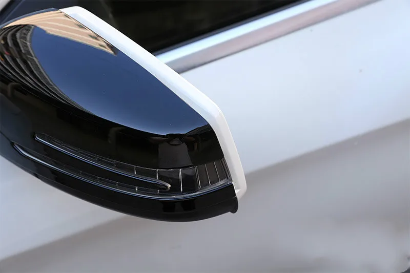 1 пара авто карбоновое волокно боковое зеркало заднего вида Крышка Накладка для