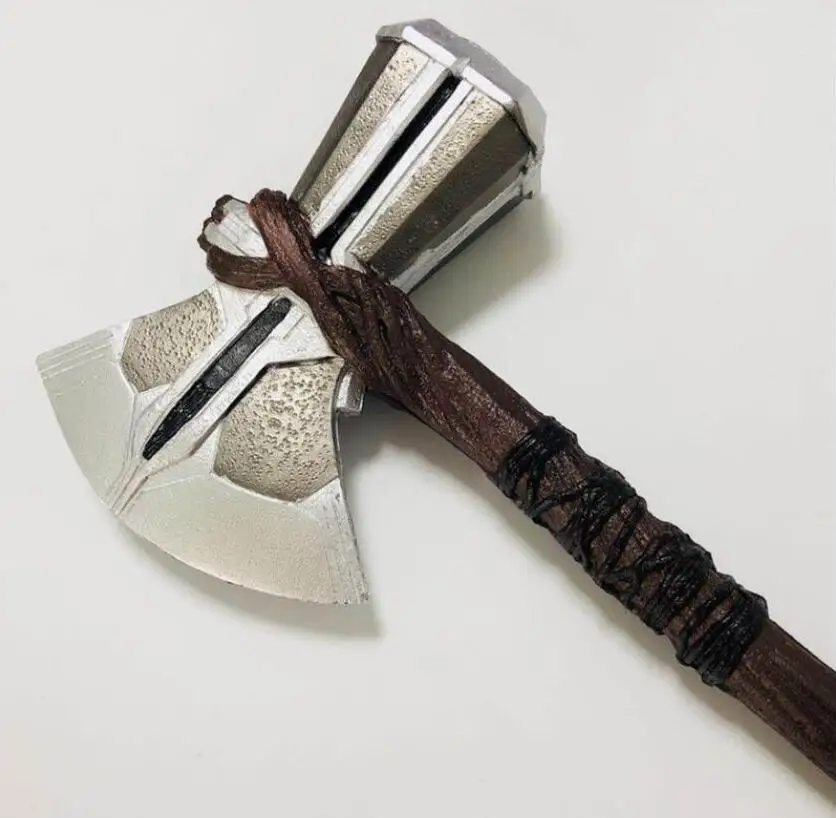 : Конец игры Thor Hammer Ax оружие косплей ролевые фильм Тор громовой Молот Stormbreaker