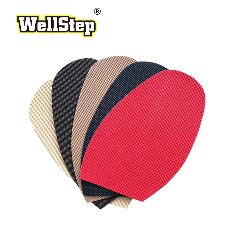 WELLSTEP/1 пара, защитная подошва для обуви, нескользящая, самоклеящаяся, Половина стопы, подушка, подошва, ремонт, уход, замена, нескользящая ручка