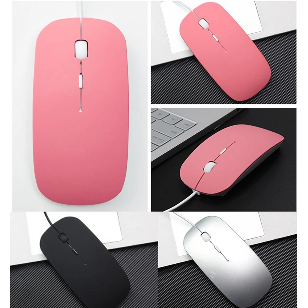 Милая проводная USB мышь для компьютера ПК эргономичная мыши Apple Asus Xiaomi lenovo ноутбук