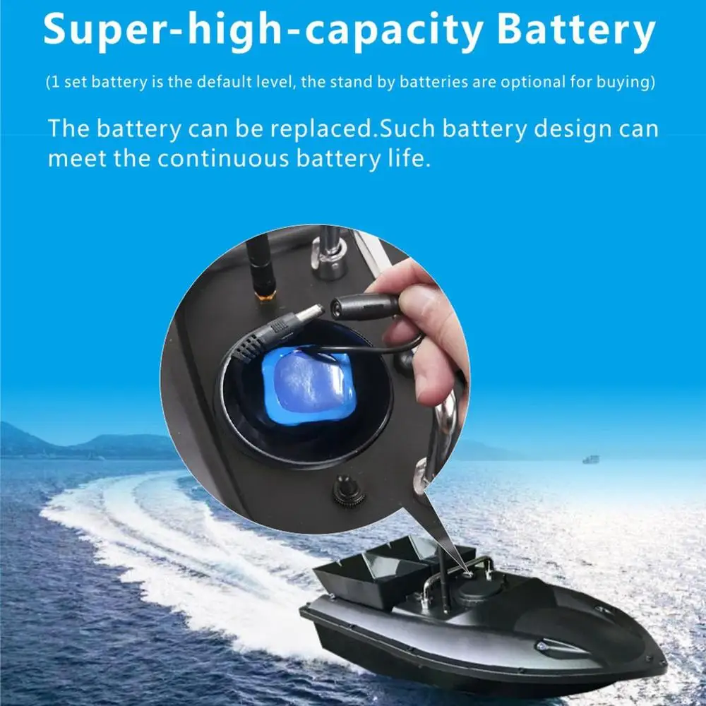 

2020 D13C Fishing Bait Nesting Boat Remote Control Boat PVC Cruise Control System Automatic Course Correction Endurance In Stock