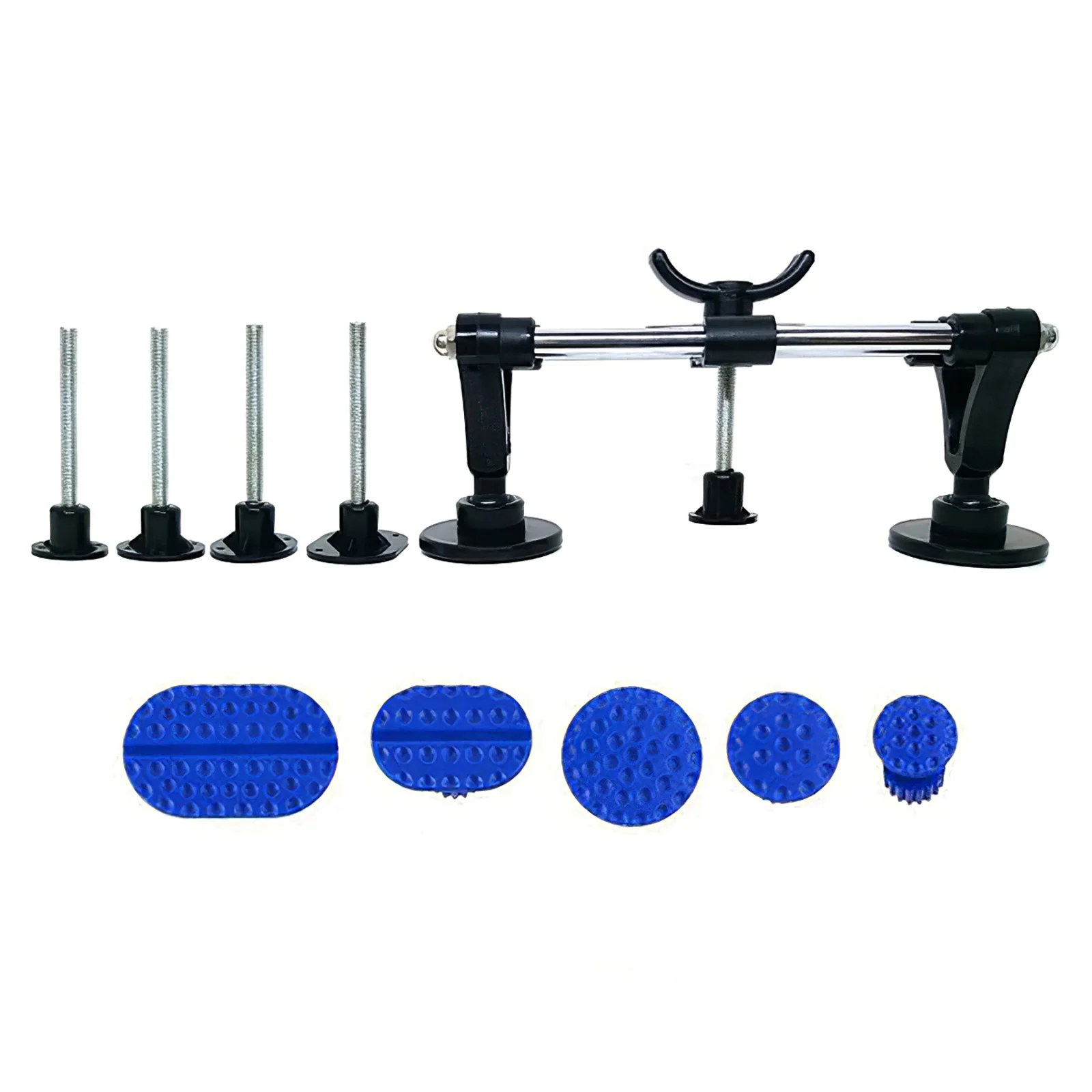 

Инструмент для беспокрасочного ремонта вмятин, устройство для удаления вмятин с двойным полюсом, с 10 липкими насадками для кузова автомоби...