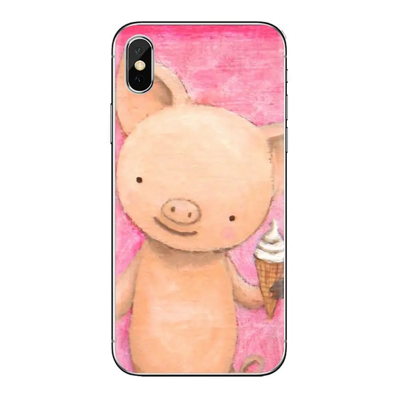 Soft Transparent Shell Covers funny cute lovely pig For Samsung Galaxy J1 J2 J3 J4 J5 J6 J7 J8 Plus 2018 Prime 2015 2016 2017 |