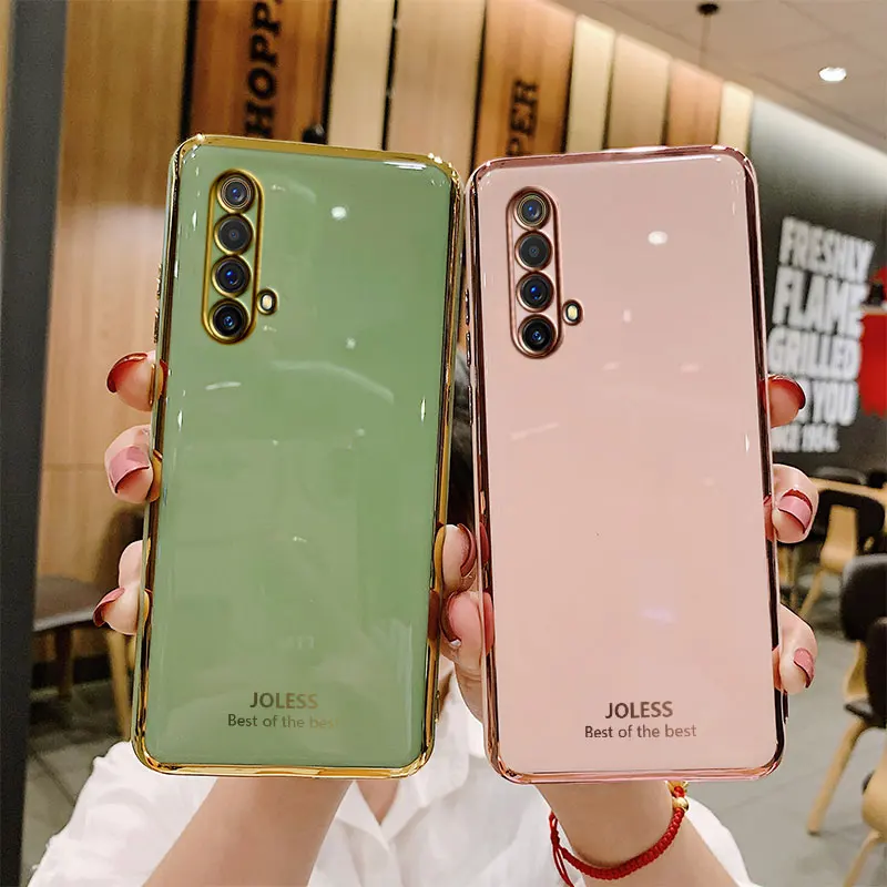 luxury silicone case for oppo realme x3 superzoom phone case for realme x3 cover shockproof holder cases realme x3 superzoom x50 free global shipping