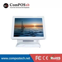 computer point of sale commerical pos all in one 15 resistive touch screen pos terminal retail restaurant cash register