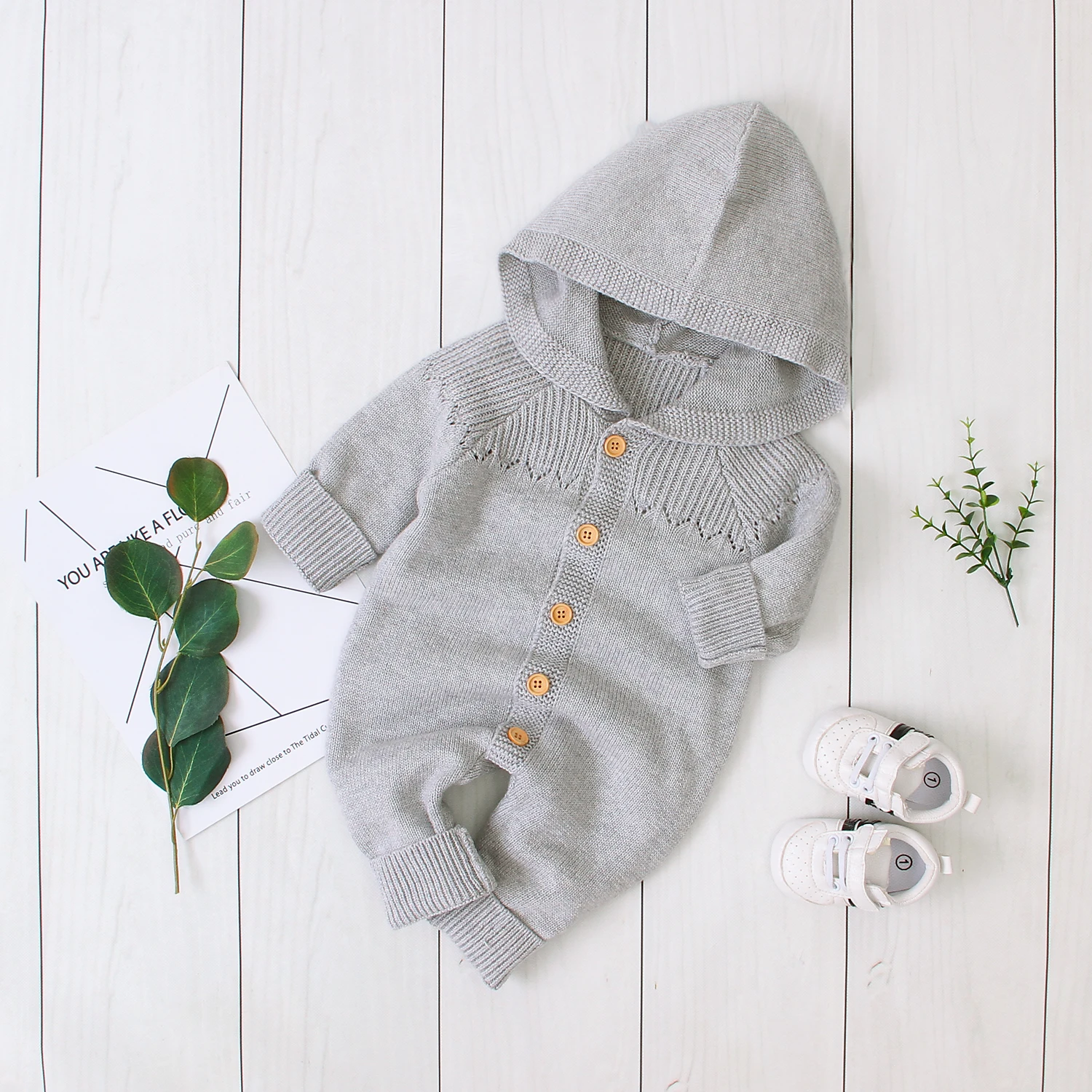 2020 Комбинезоны для маленьких девочек и мальчиков Осенняя одежда Вязаный джемпер