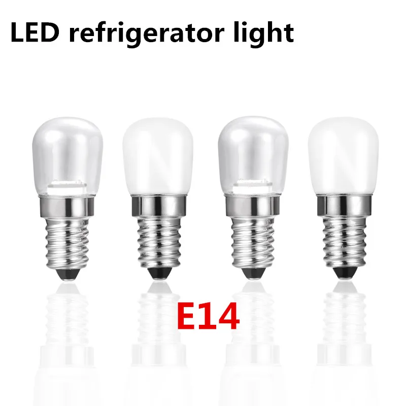 Мини E14 Светодиодный светильник Blub 2835 SMD стекло/молочная лампа для холодильника