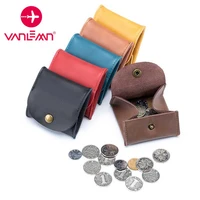 coin purse women men vintage genuine leather mens mini wallet lady simple hasp change purse female cash coin storage money bag