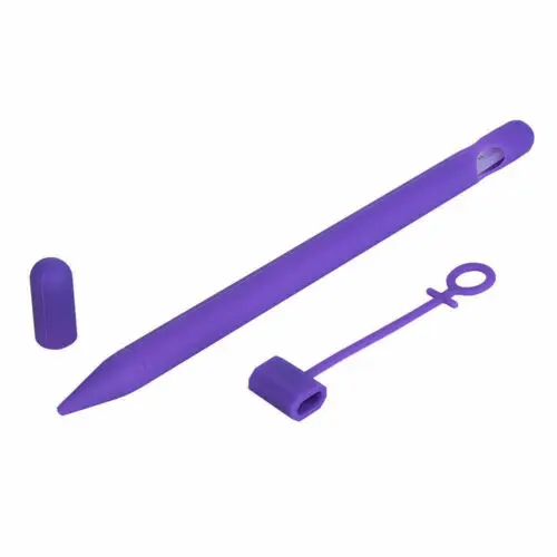 Фиолетовый EastVita для Apple iPad карандаш защитный чехол карандаш рукав чехол перо аксессуары r60 - Цвета: Фиолетовый