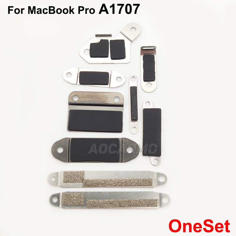 aocarmo for macbook a1706 a1707 metal sheets bracket plate flex cable holder cover fixed buckle full set crimping line parts free global shipping
