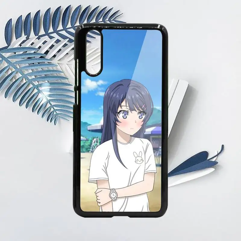 

Sakurajima Mai anime Phone Case PC For Samsung galaxy S note 8 9 20 10 e lite2019 plus pro ultra