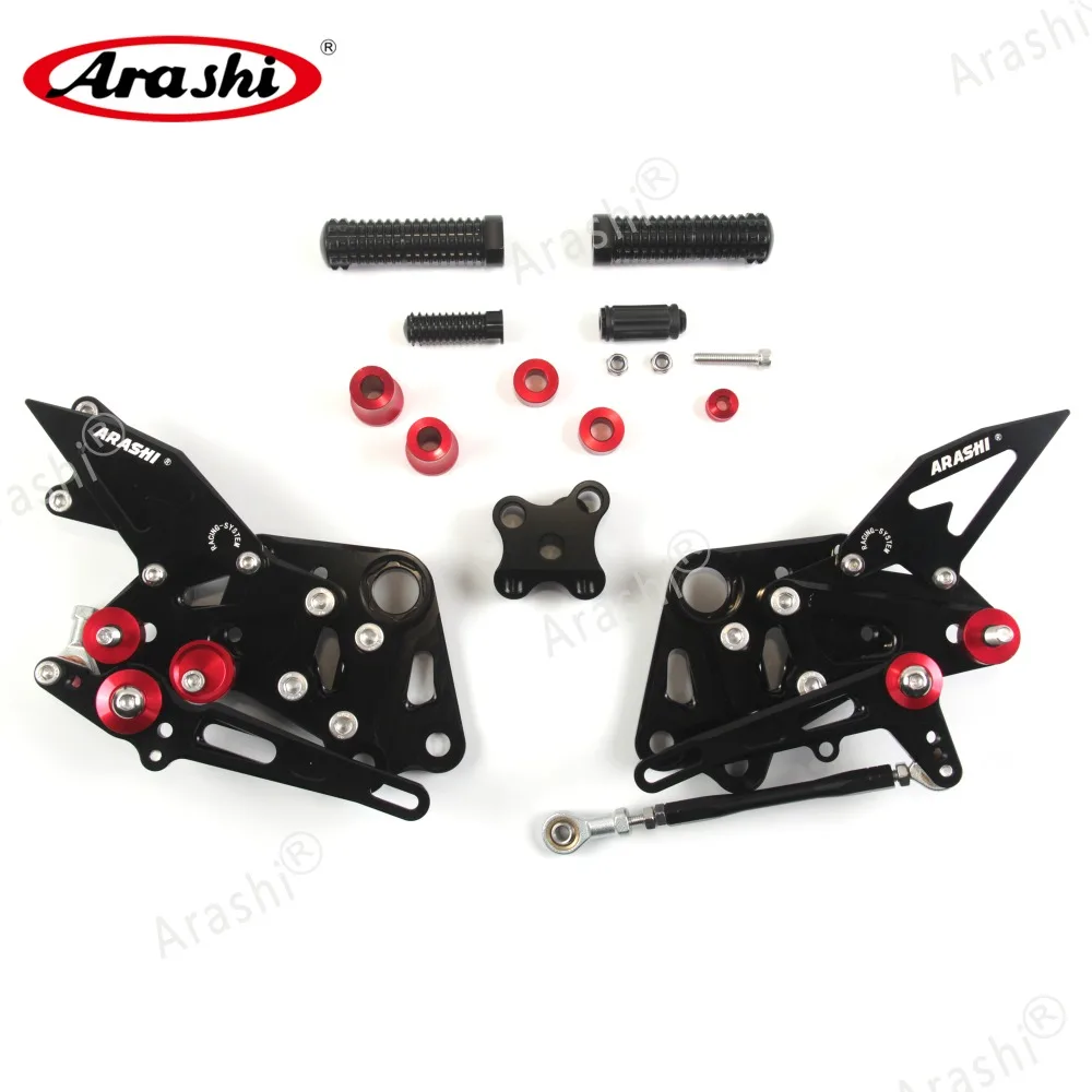 Arashi для KTM RC 390- CNC регулируемый Rider Rearset подножка алюминиевая подножки DUKE 390 RC390