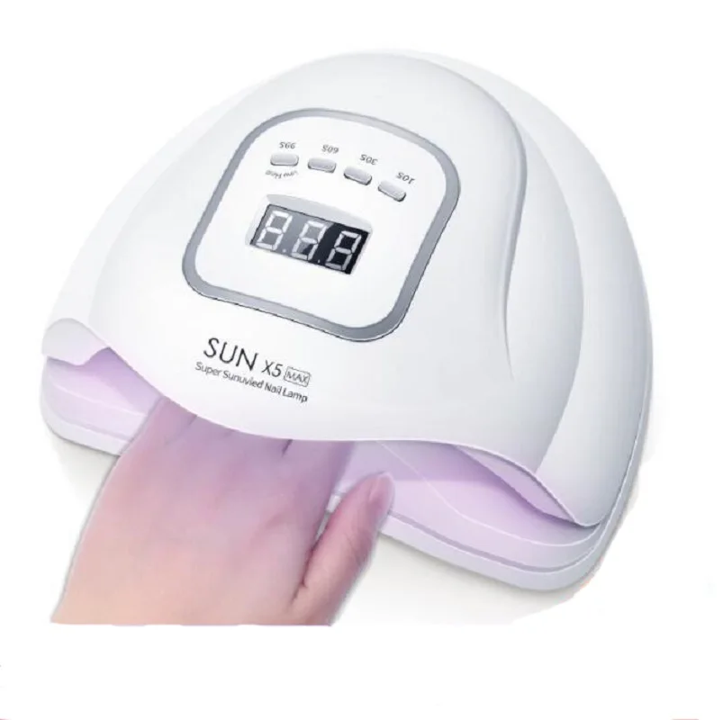 Новый SUNX5 MAX Сушилка для ногтей с ЖК дисплей цифровой Дисплей 10s/30s/60s/99s