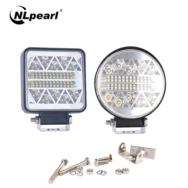 NLpearl светильник бар/рабочий 4 3 Inch 102W 32LED рабочий круглый квадратный Точечный бар