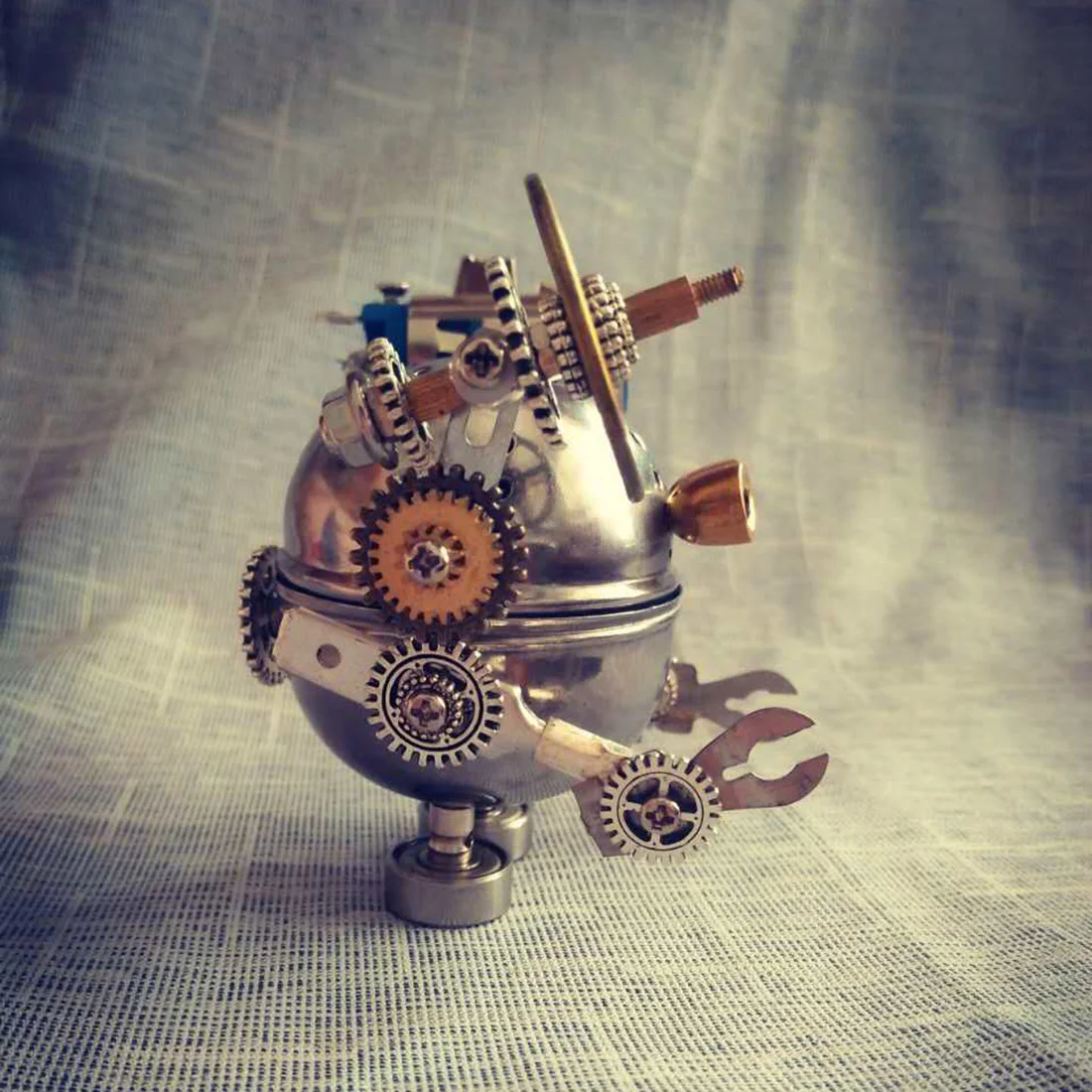 DIY Assemble Model Kit Metal Cartoon Assembly Figure Ornaments Steampunk Style Building Kits For Kids Adults Gift | Игрушки и хобби