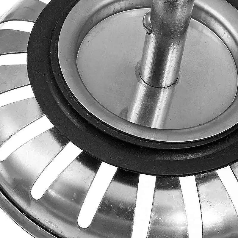 

High Quality 1pc 304 Stainless Steel Kitchen Sink Strainer Stopper Waste Plug Sink Filter Bathroom Basin Sink Drain