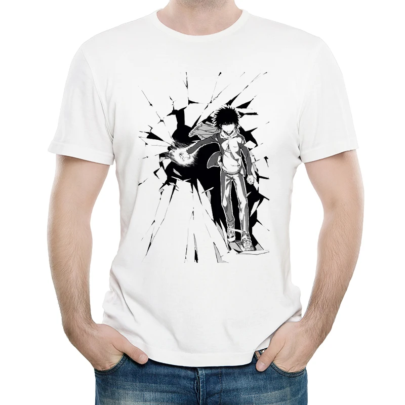 

Toaru Majutsu no Index T-Shirt Short Sleeve White Color Fashion Anime Style Top Tees Summer O Neck Adult Unisex Clothes