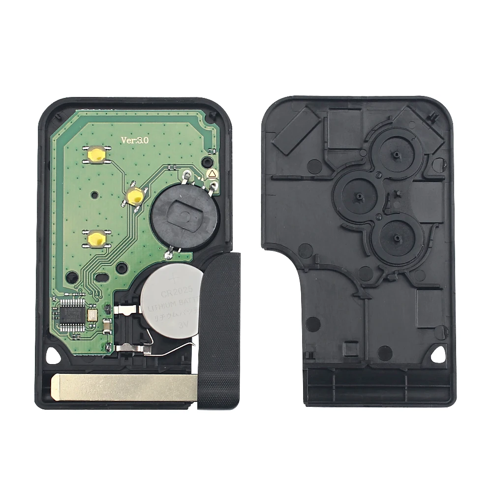 Смарт ключ дистанционный KEYYOU 3 кнопки 433 МГц ID46 PCF7947 для Renault Megane Scenic 2003 2008|Ключ от