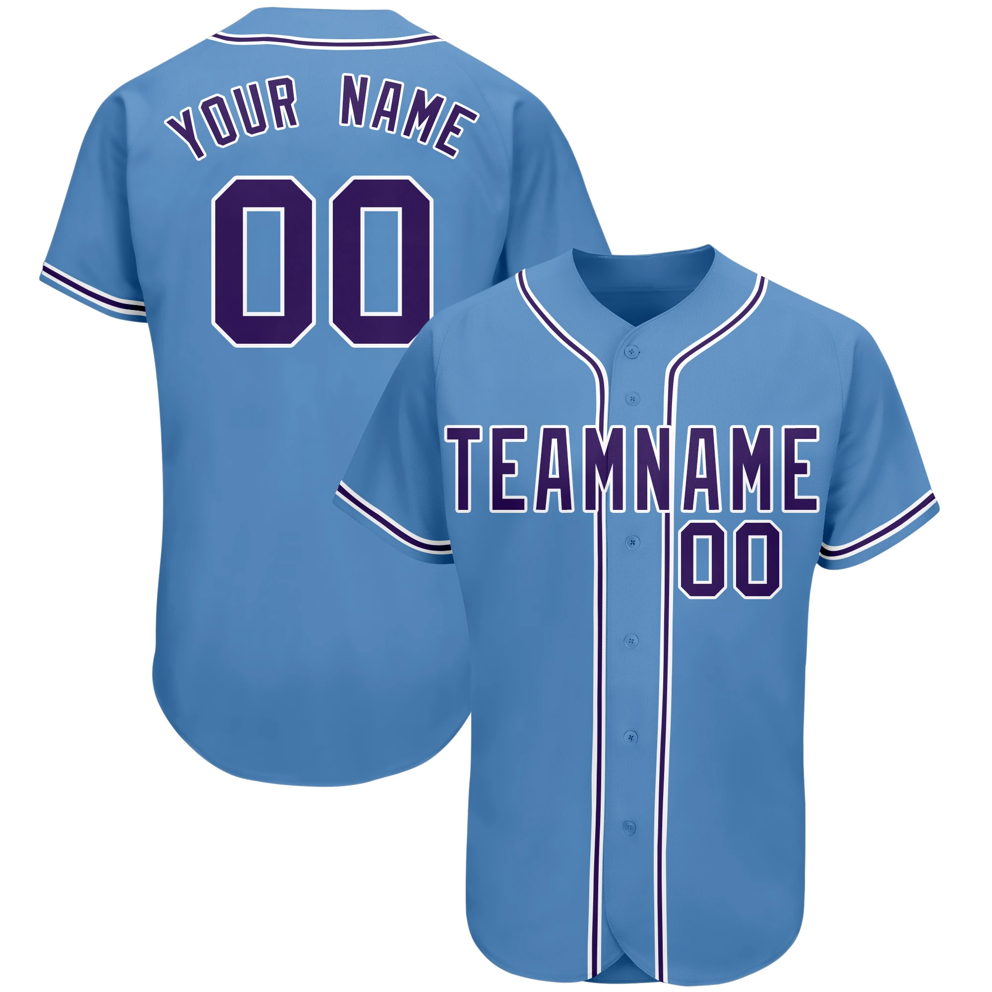 Custom Baseball Team Jersey Mesh Button Down Personalized Softball Shirt Printed Name&Number for Men/Women/Youth