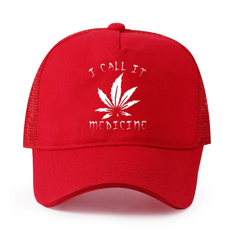 Летняя шляпа Weed I Call It медицинская Женская Мужская бейсболка с узором