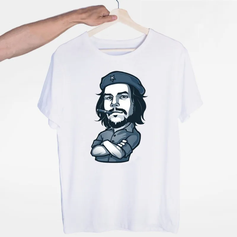 

O-Neck Short Sleeves Summer Casual Fashion Unisex Men and Women Tshirt Men's Che Guevara T-shirt