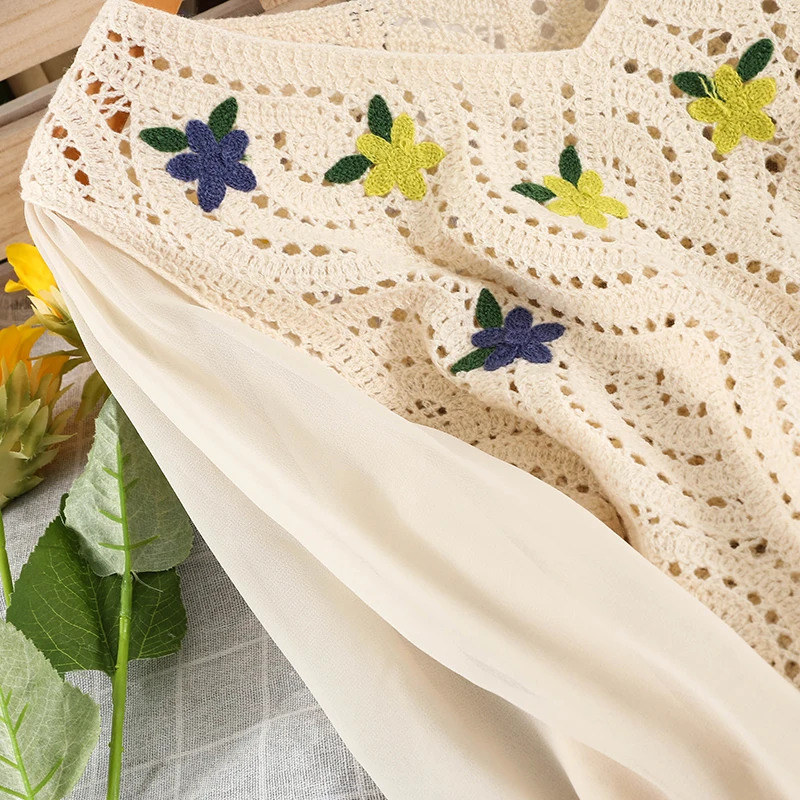 

Women V Neck Hollow Loose Knit Short Pullover Sweater Top 2021 Spring Autumn Long Sleeve Casual Patchwork Jumper Chic Pull Femme