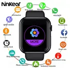 Умные часы Ninkear для женщин, мужчин, детей, монитор сердечного ритма и артериального давления D28, водонепроницаемые спортивные Смарт-часы для Apple Android