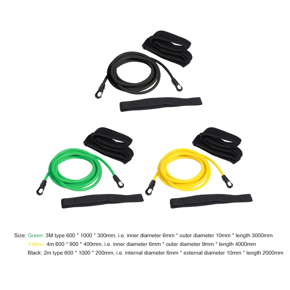 

Adjustable Resistance Belt Rope Swimming Training Trainer Traction Safety Tubes Easy Carrying Swimming Durable Parts