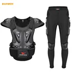 Комплект защиты тела для мотокросса WOSAWE, бронированная куртка без рукавов, бедра, брюки, Униформа, защитное снаряжение для горных мотоциклов, костюм для взрослых