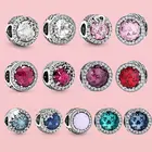 Новое поступление Подвеска из натурального серебра яркое звездное небо Очаровательная бусина подходит к оригинальному браслету Пандора Ожерелье женские ювелирные изделия