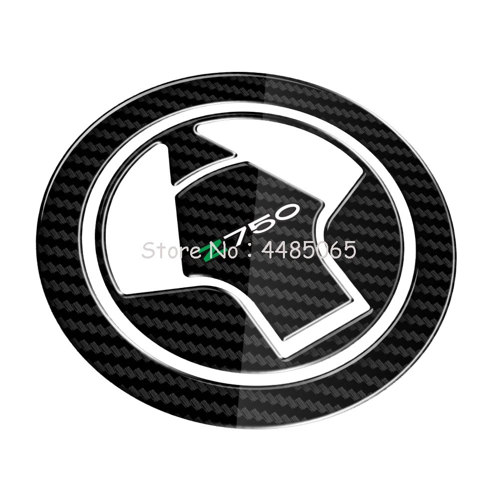 

3D Carbon-look Stickers Motorcycle Tank Pad Fuel Gas Cap Protector Decals Case for Kawasaki Z750 Z750R Z 750 2007-2012